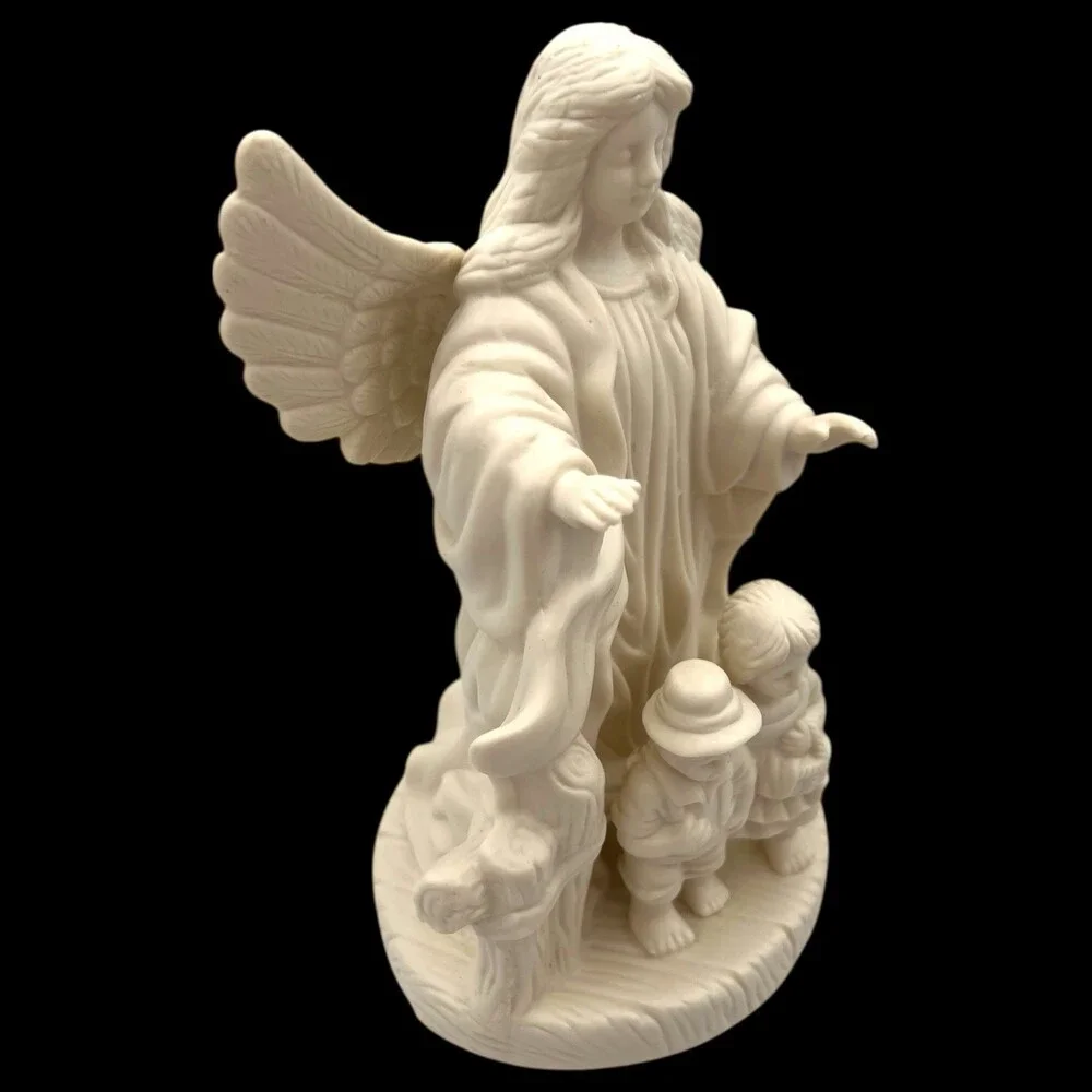 VTG 1990s Kirkland’s Cedar Creek Collection GUARDIAN ANGEL Nightlight Porcelain